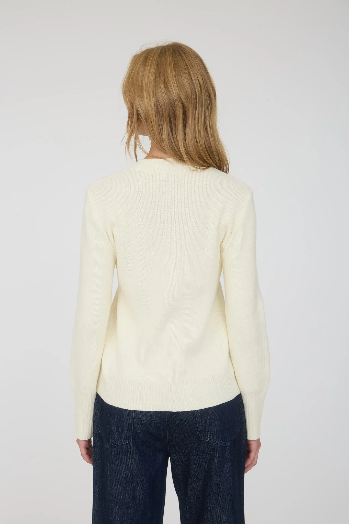 ROUND NECK POCKET DETAIL KNIT CARDIGAN sold by Blu Pepper product image thumbnail 2