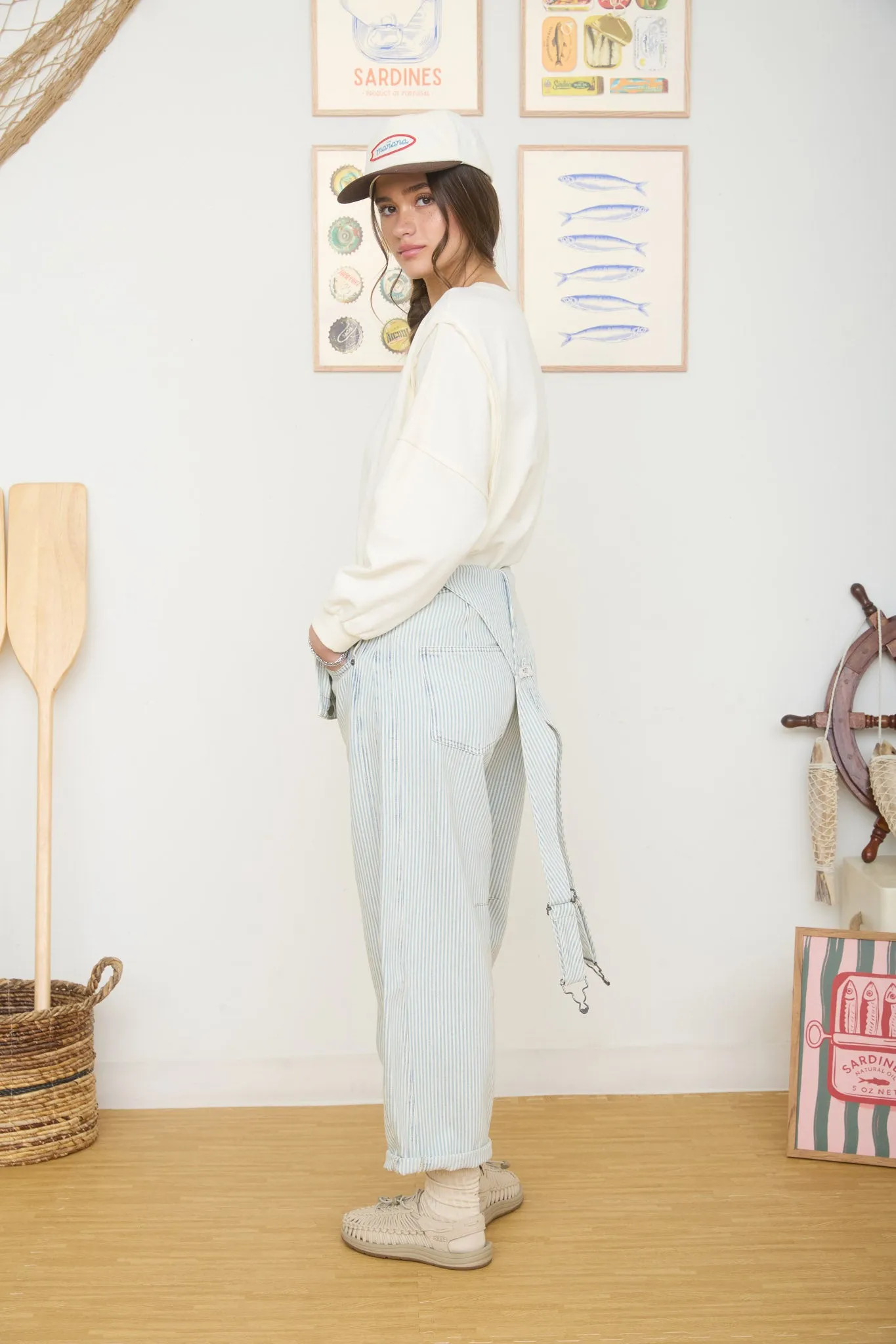 SARDINES GRAPHIC LONG SLEEVE KNIT SWEATER sold by Blu Pepper product image thumbnail 3