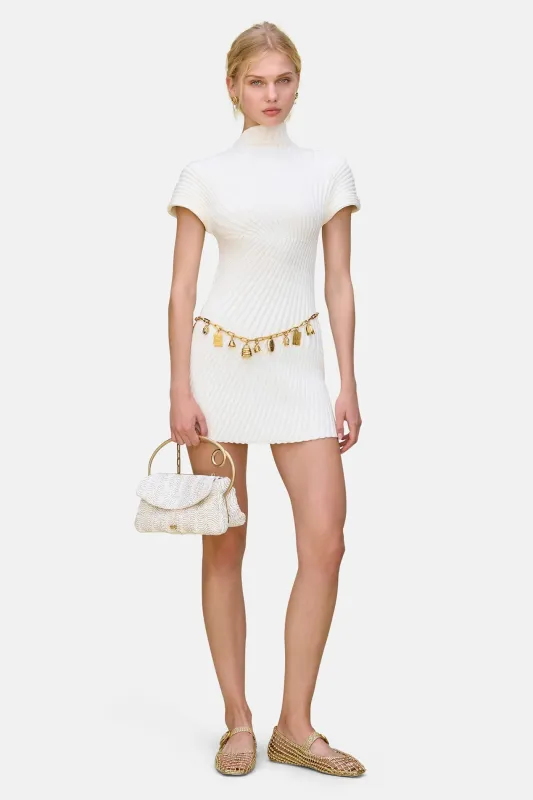 Luka Knit Dress Off White sold by Blue & Cream