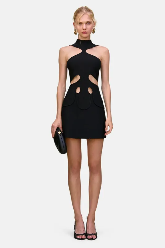 Lillie Knit Dress Black sold by Blue & Cream