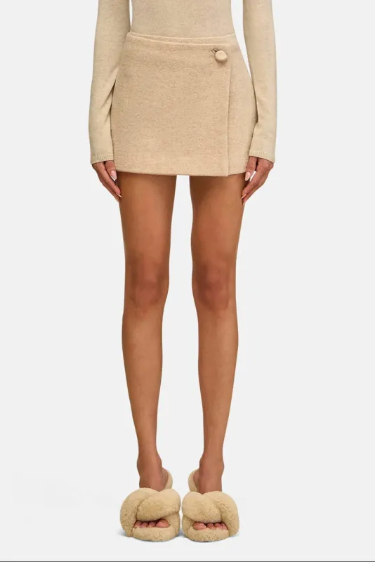 Cornelia Skirt Oatmeal sold by Blue & Cream