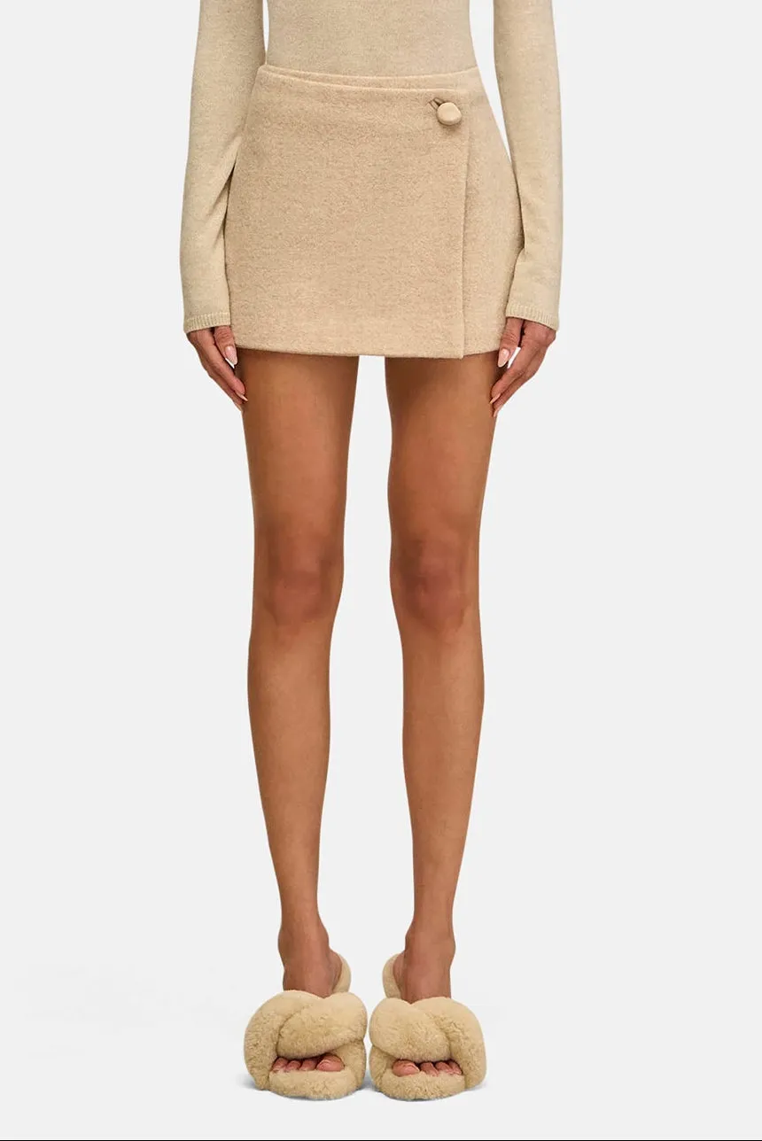 Cornelia Skirt Oatmeal sold by Blue & Cream