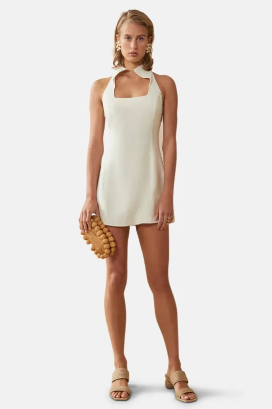 Akaia Dress Off White sold by Blue & Cream