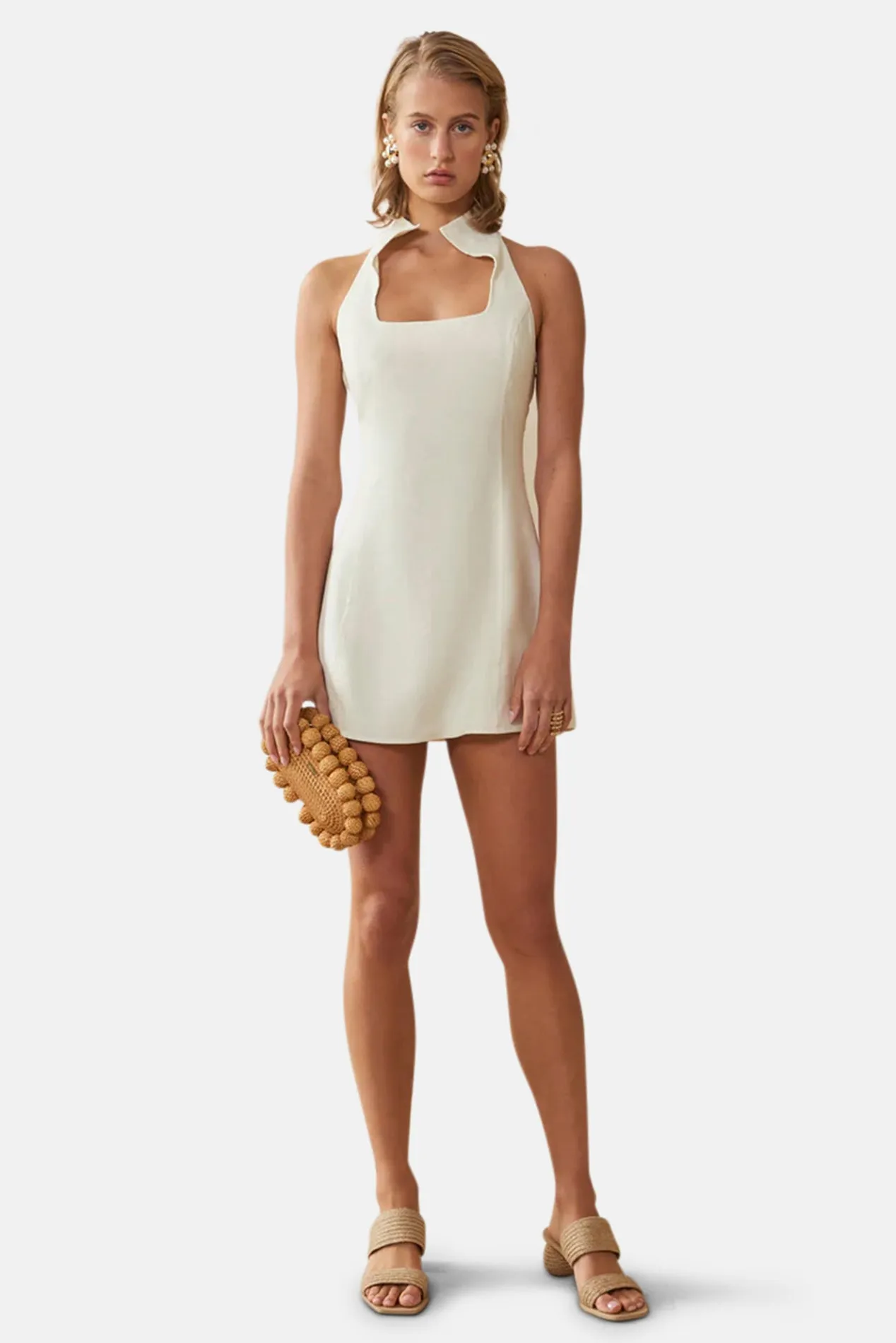 Akaia Dress Off White sold by Blue & Cream