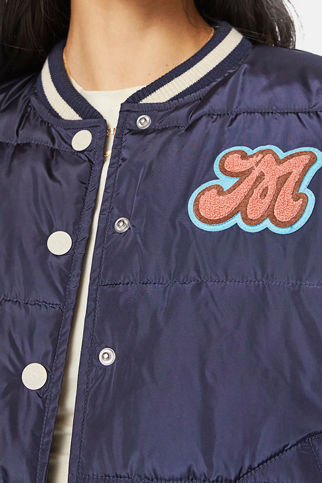 The Pillow Talk Letterman Jacket Second String sold by Blue & Cream product image thumbnail 4