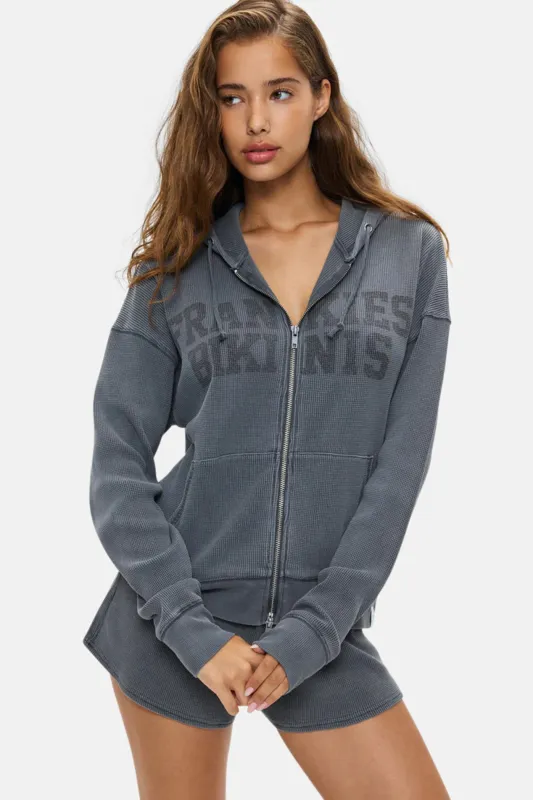 Weekend Thermal Hoodie Shadow Blue sold by Blue & Cream