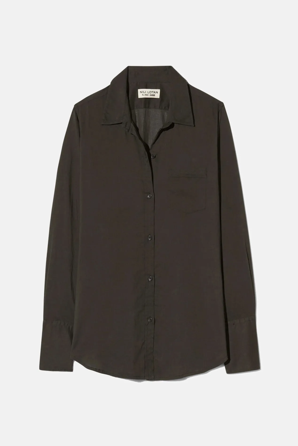 Cotton Voile NL Shirt Chocolate Brown sold by Blue & Cream