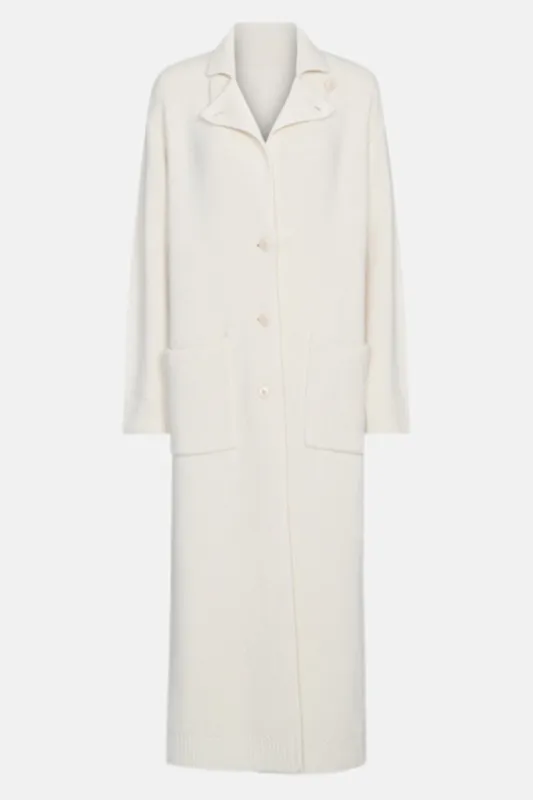 Sunday Morning Coat in Ivory sold by Blue & Cream