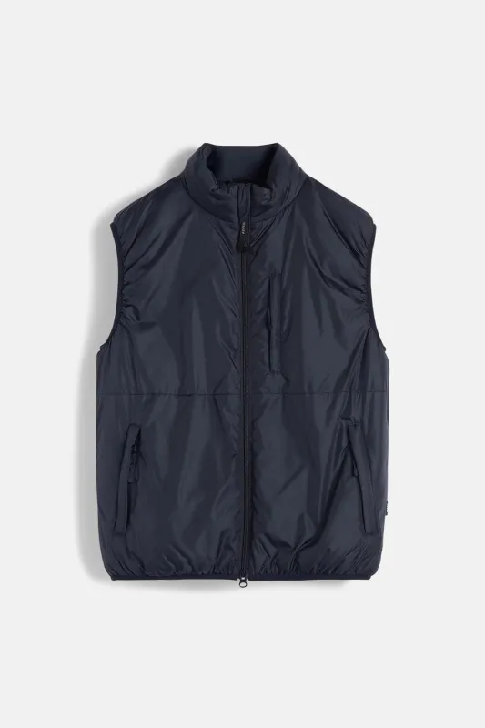 Jil Gilet Nylon Vest Navy sold by Blue & Cream