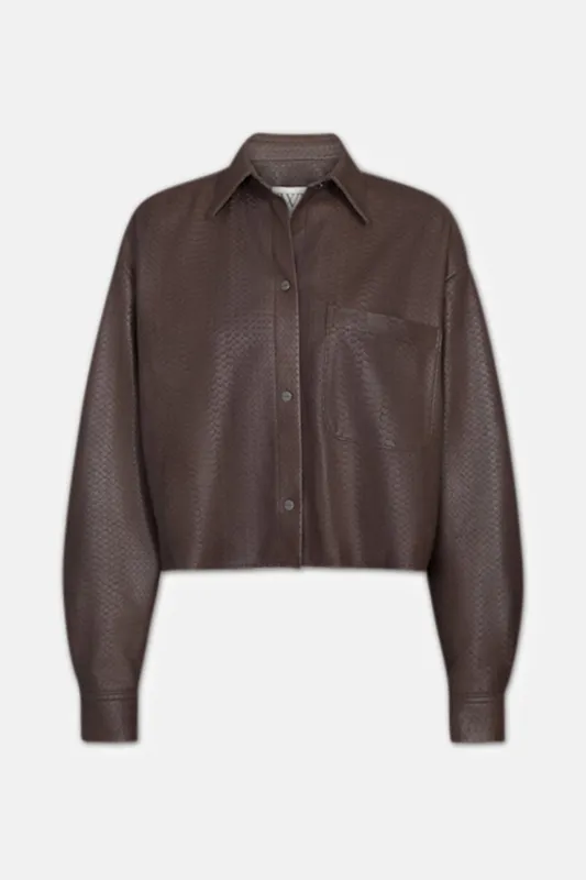 Little Big Joe in Dark Chocolate Python sold by Blue & Cream