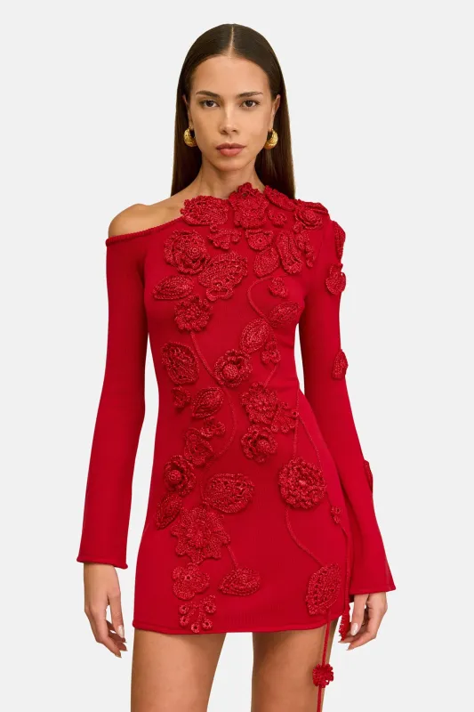 Kaela Knit Dress Merlot sold by Blue & Cream