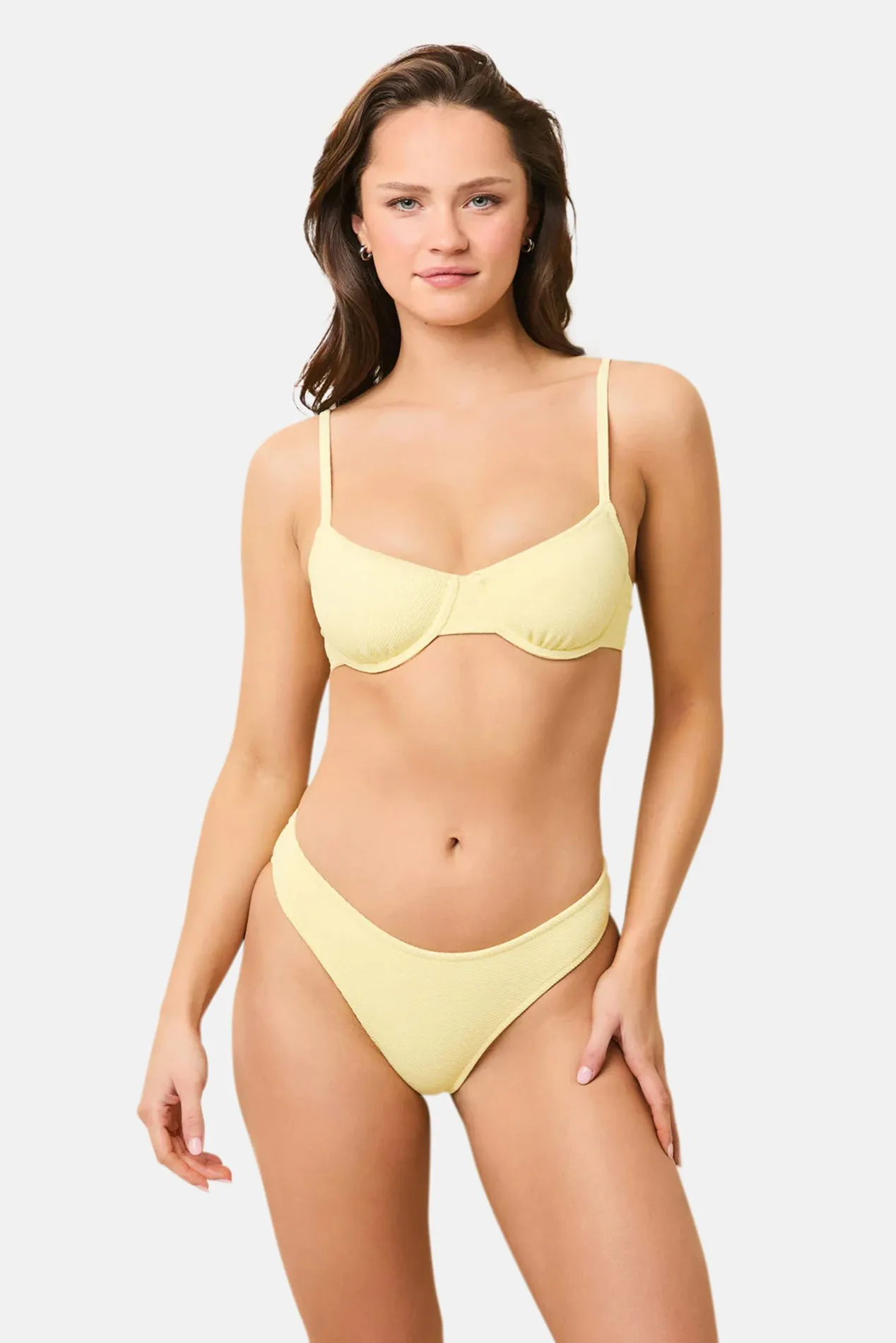 Eva Bikini Top Cloud Terry Custard sold by Blue & Cream product image thumbnail 4