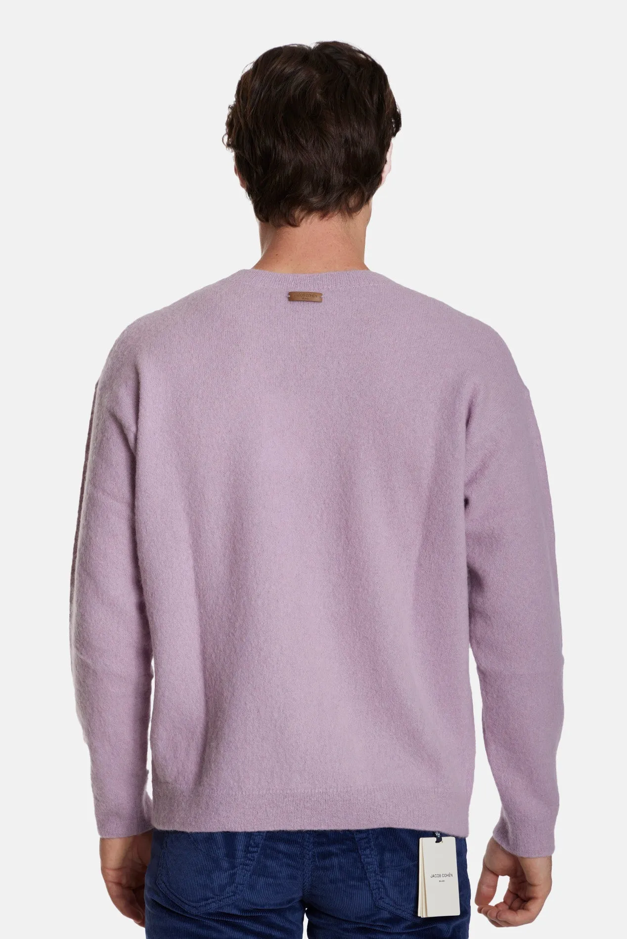 Girocollo Misto Alpaca Crewneck Violet sold by Blue & Cream product image thumbnail 2