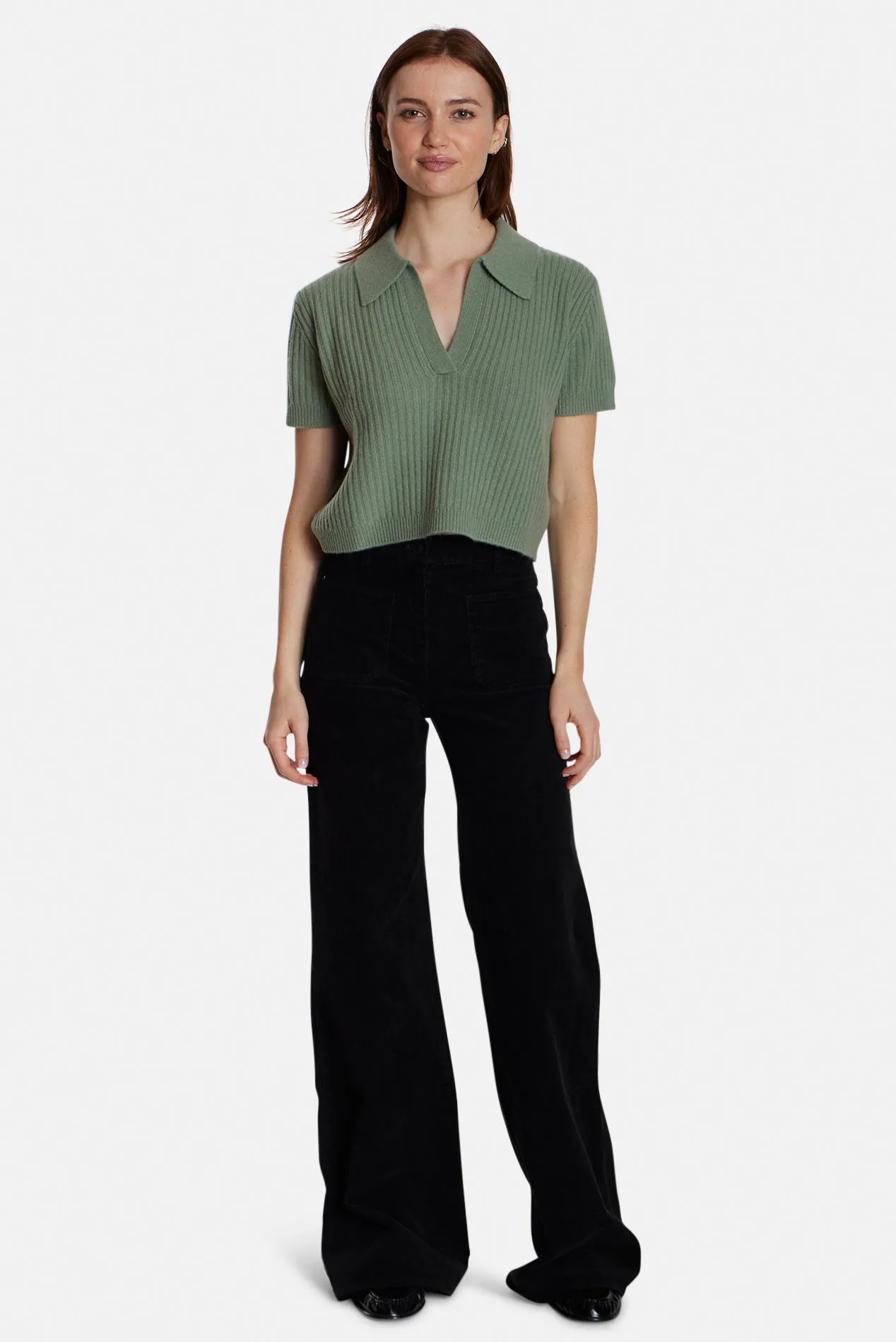 Florence Corduroy Pant Jet Black sold by Blue & Cream product image thumbnail 4