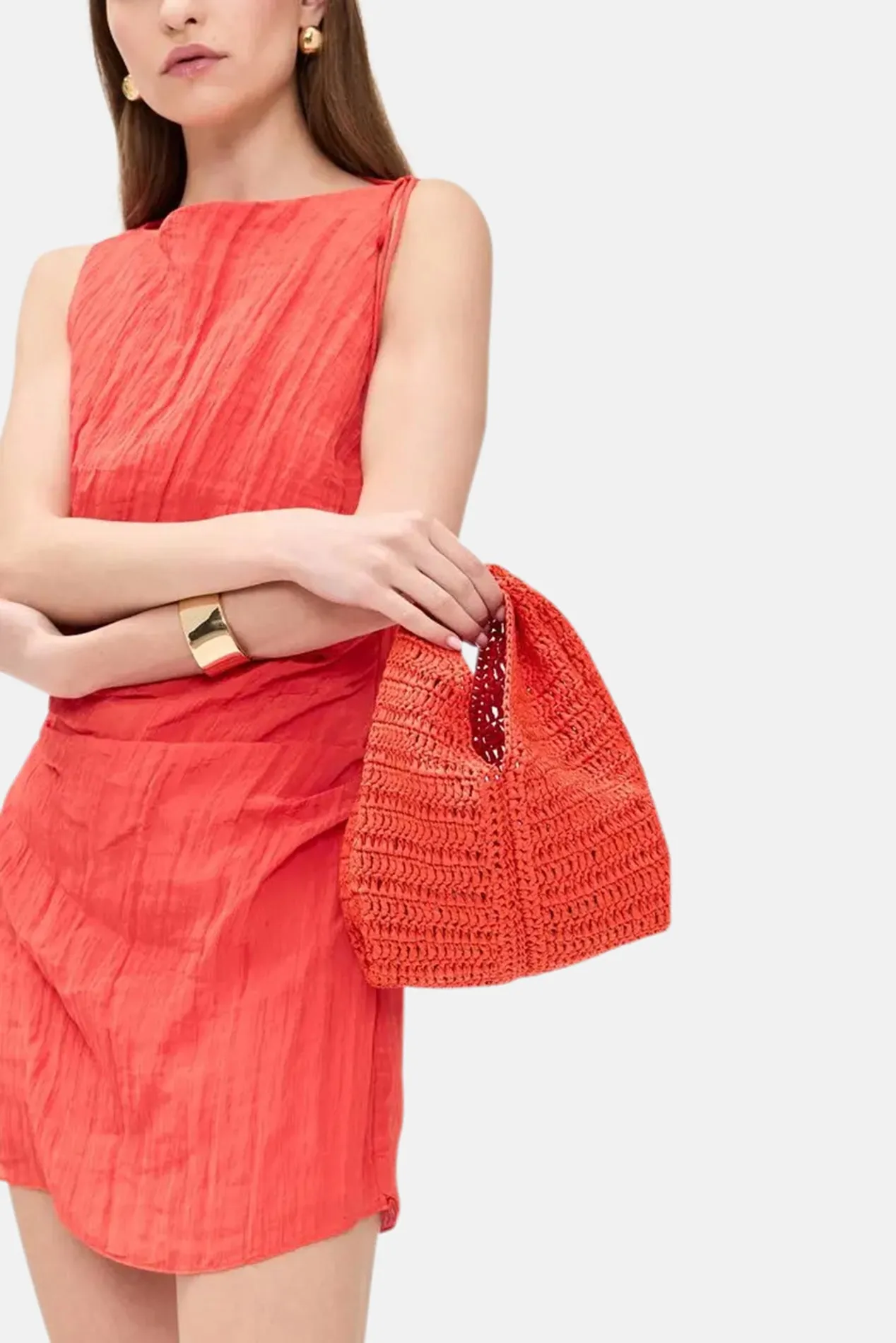 Simone Raffia Bag Poppy sold by Blue & Cream product image thumbnail 2