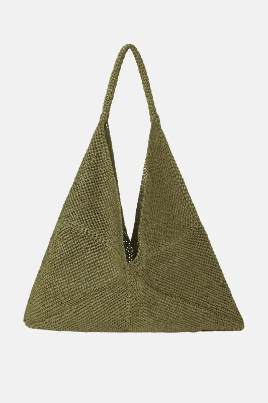 Sid Raffia Bag Desert Hazel made by A.L.C.