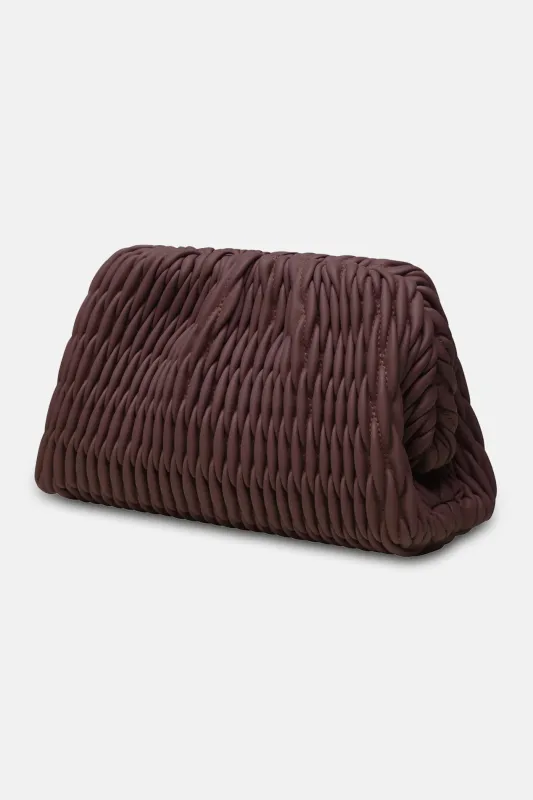 Enzo Clutch Bag Deep Plum made by A.L.C.