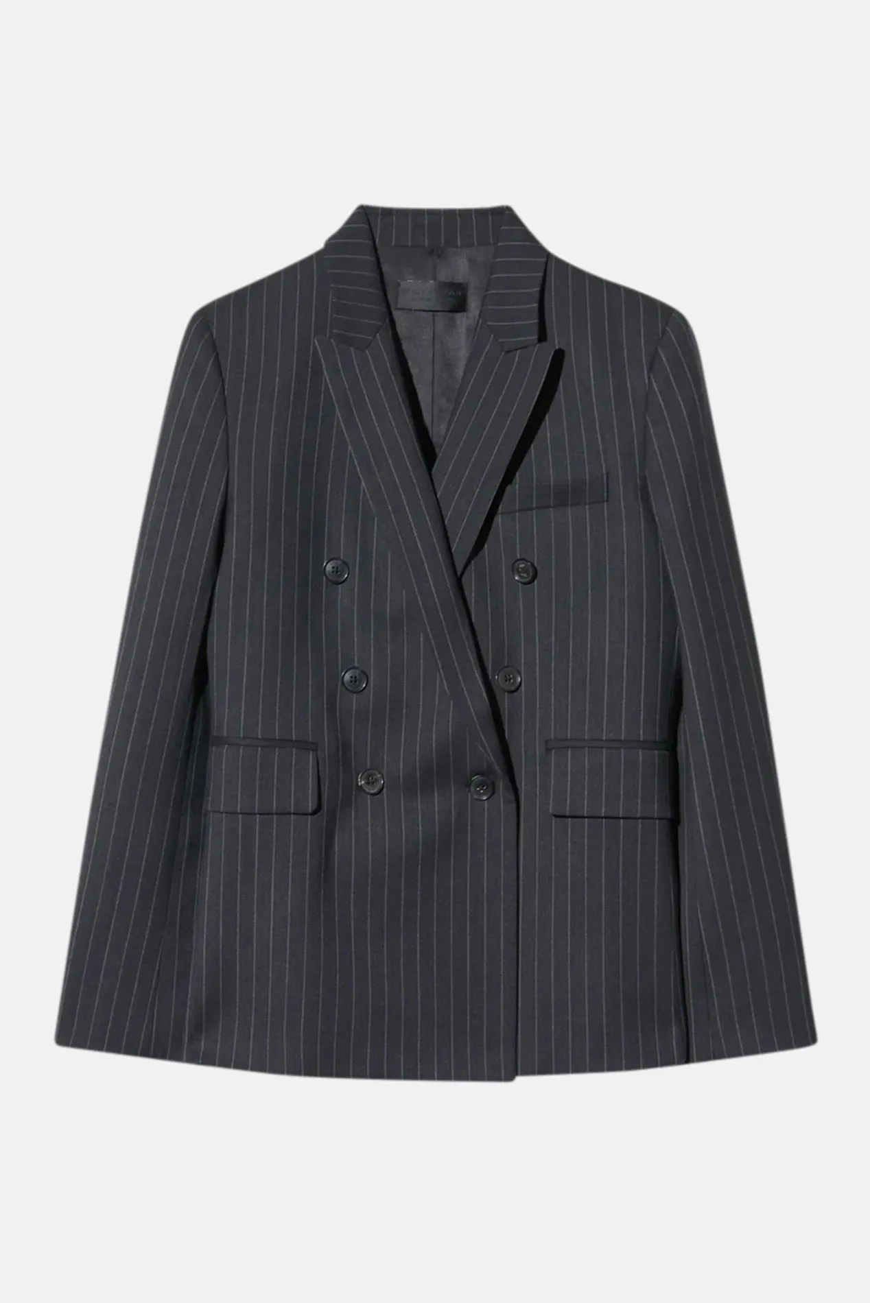 Duran Jacket Dark Charcoal Pinstripe sold by Blue & Cream product image thumbnail 3