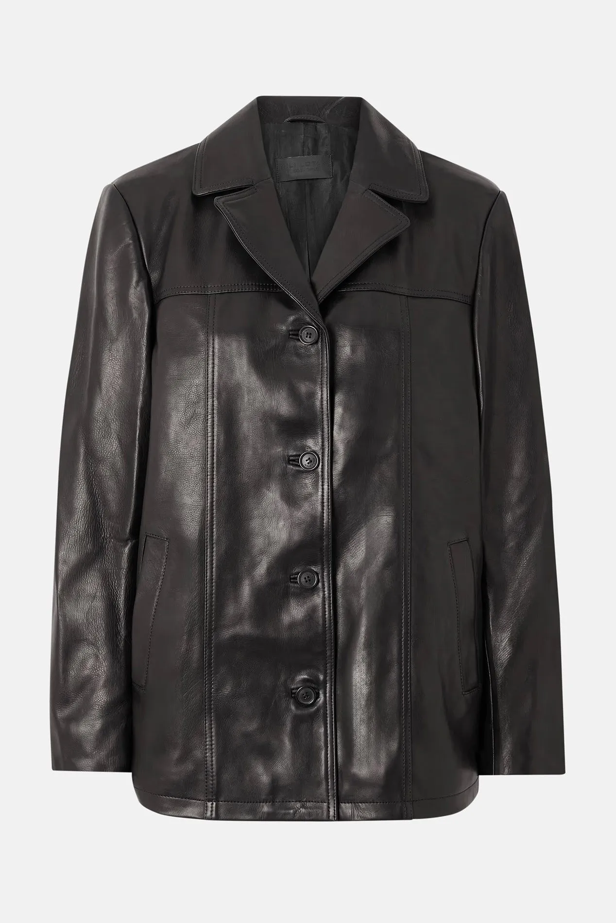 Brett Leather Jacket Black sold by Blue & Cream product image thumbnail 2