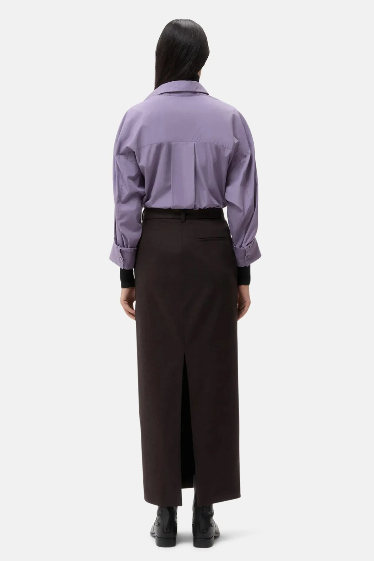 New Earl Shirt in Black Plum sold by Blue & Cream product image thumbnail 3
