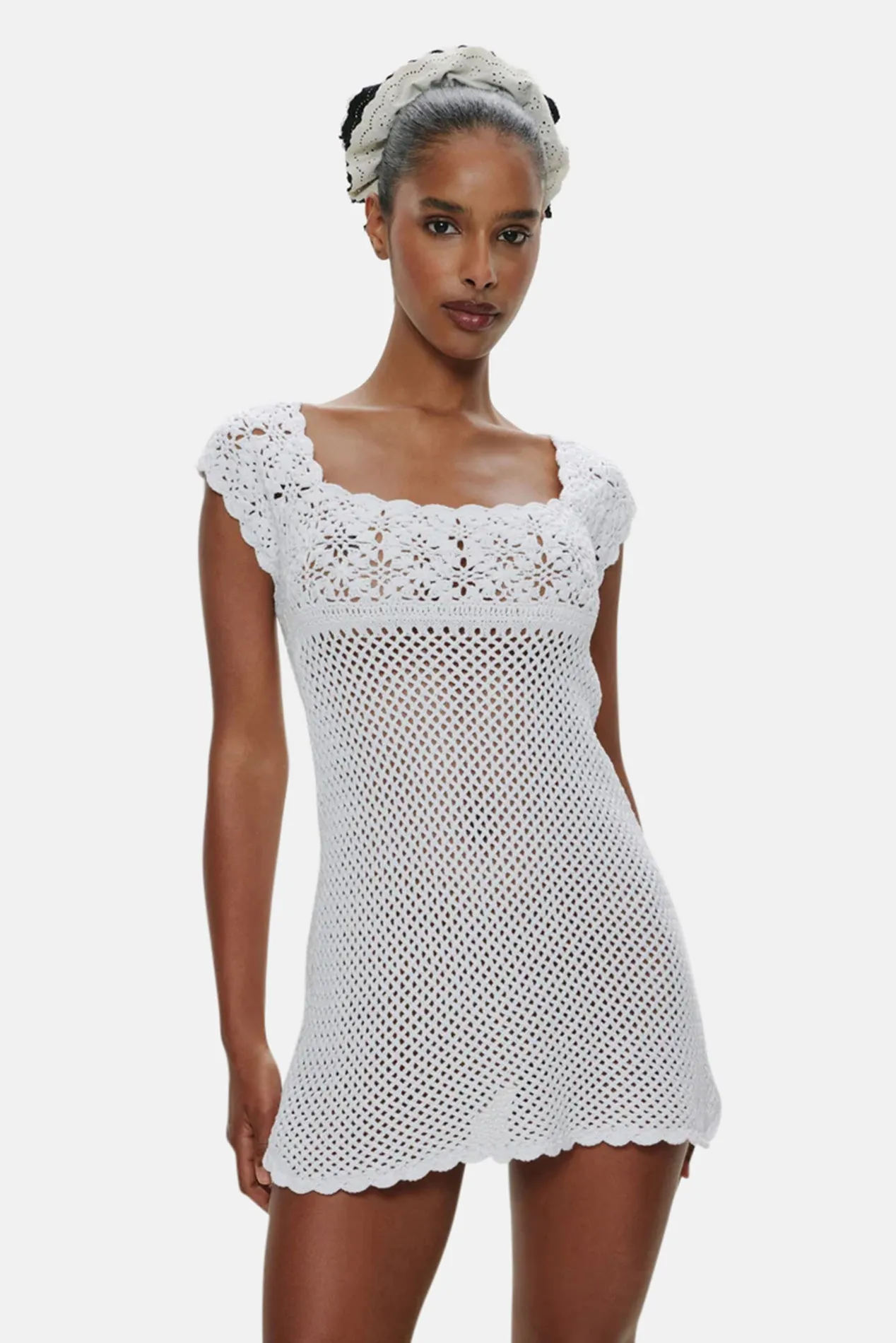 Eloise Crochet Dress Angel's Meadow sold by Blue & Cream