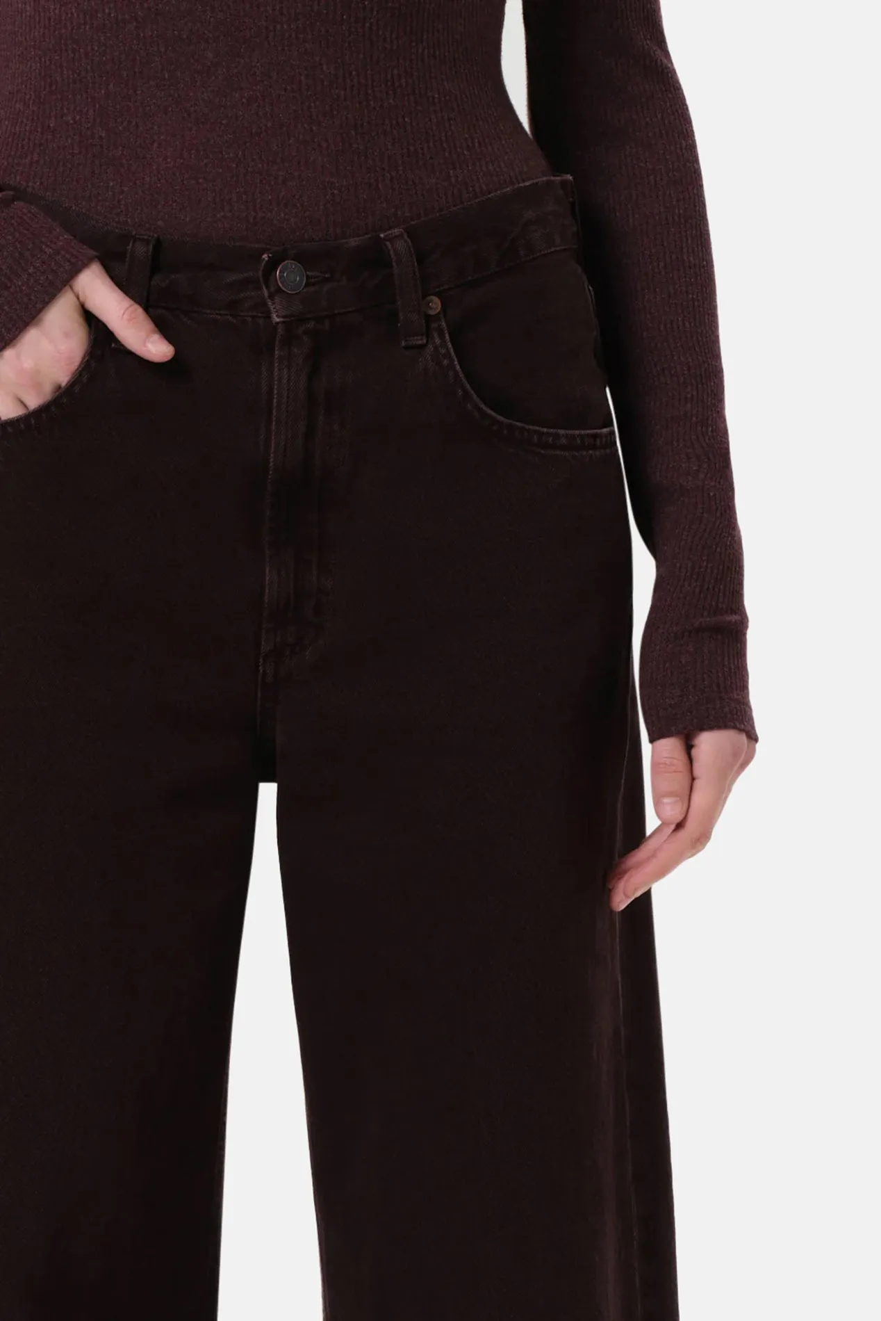 Low Curve Jean in Sloe Berry sold by Blue & Cream product image thumbnail 4