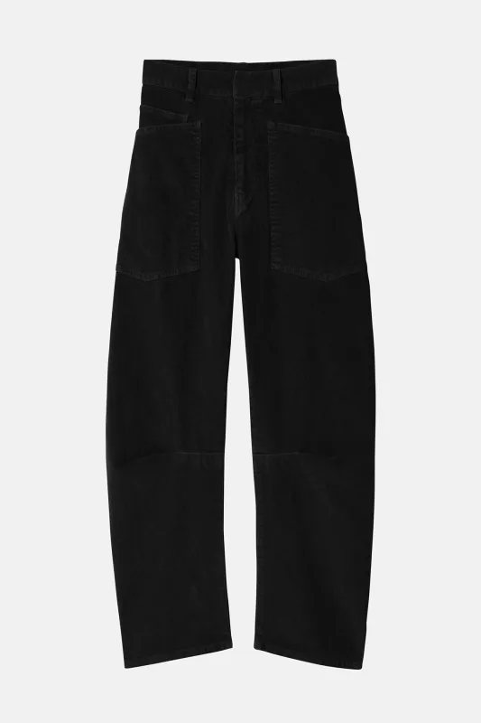 Shon Corduroy Pant Jet Black sold by Blue & Cream