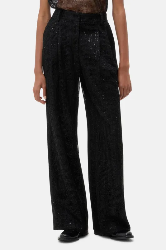 Sulli Pant Black Sequin sold by Blue & Cream