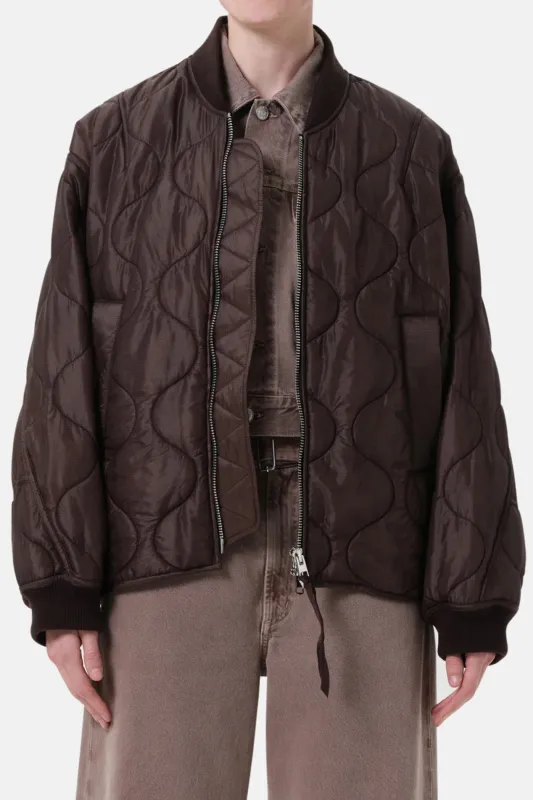 Isla Quilted Jacket In Bourbon sold by Blue & Cream