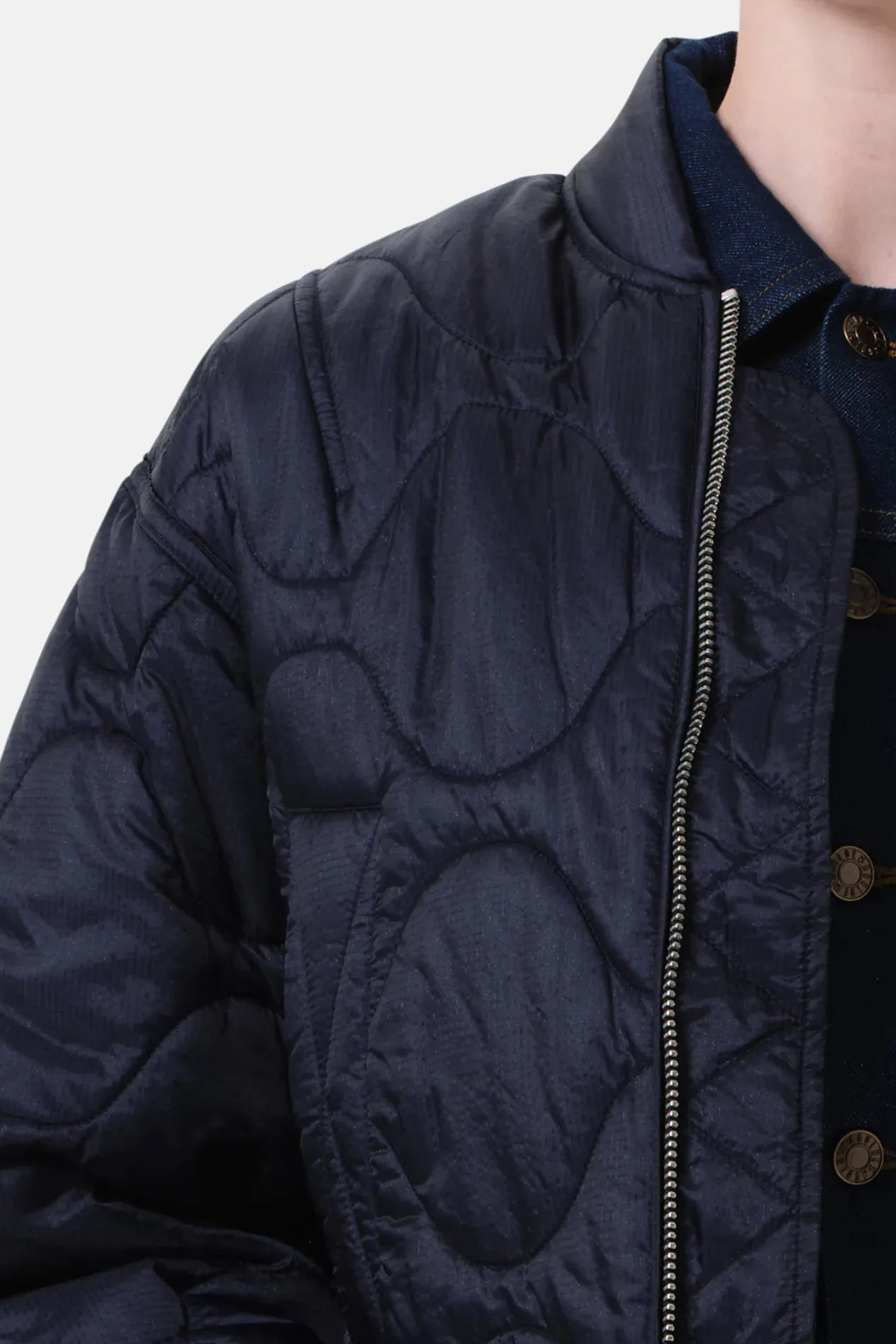 Iona Quilted Jacket In Ink sold by Blue & Cream product image thumbnail 5