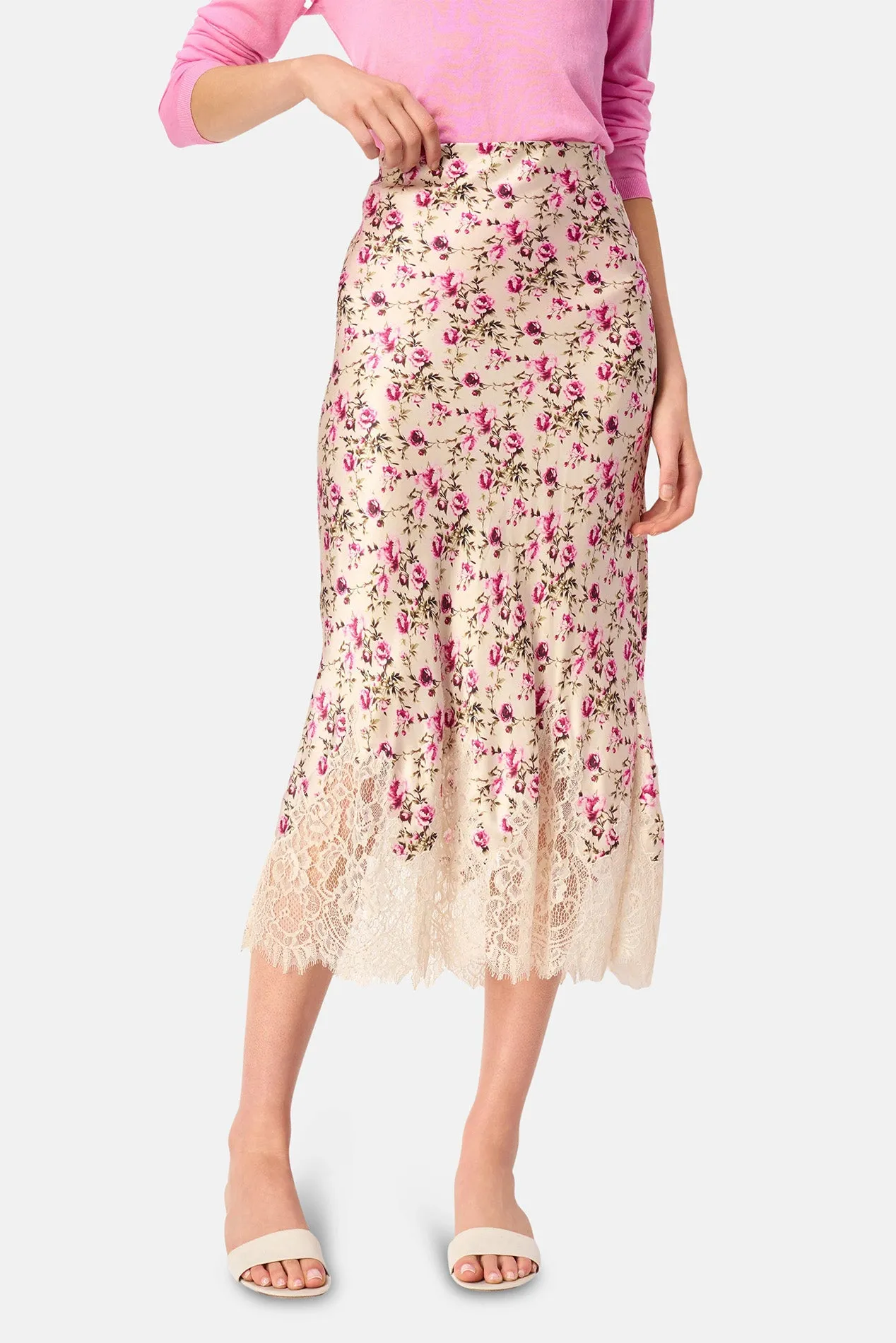 Vivienne Skirt Camellia Ditsy sold by Blue & Cream