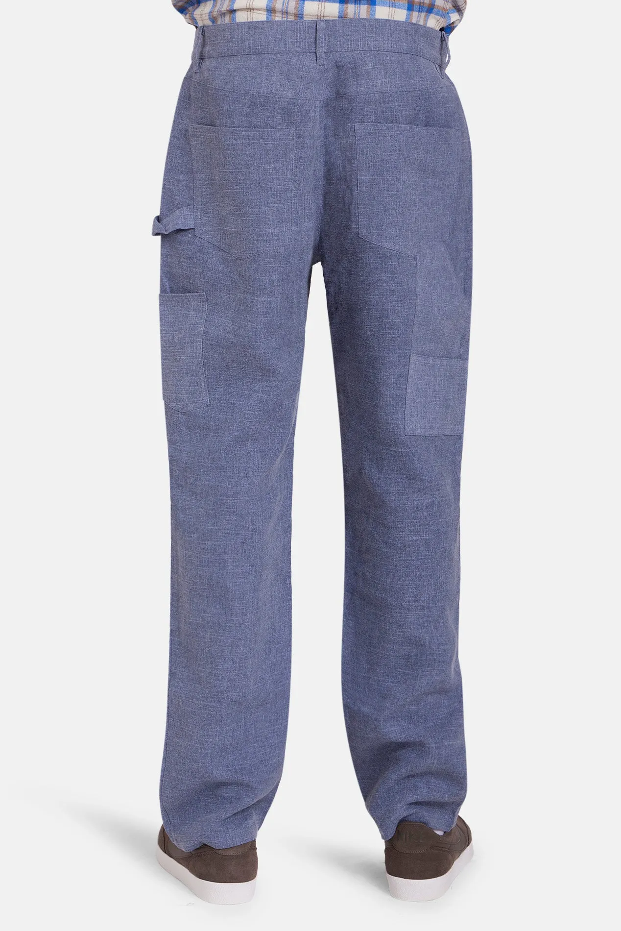 Carpenter Linen Pant Steel Blue sold by Blue & Cream product image thumbnail 3