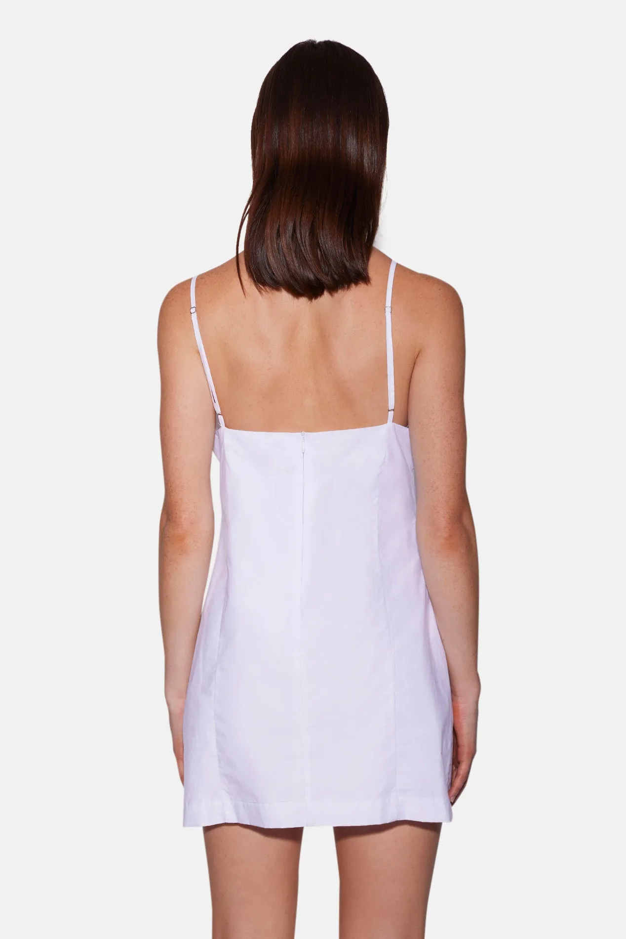 Kate Poplin Slip Dress White sold by Blue & Cream product image thumbnail 3