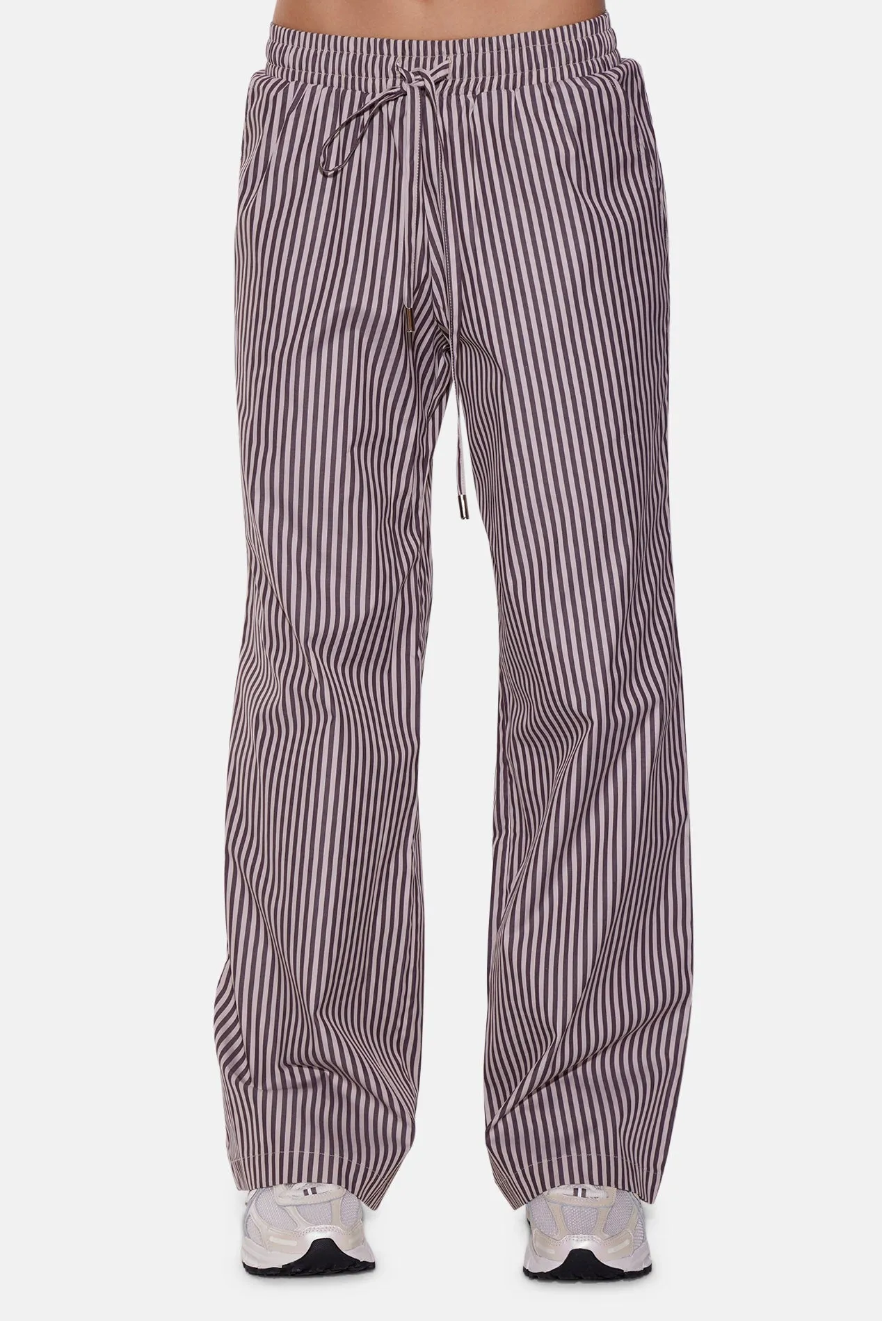 Georgica Beach Poplin Pant Brown/Beige Stripe sold by Blue & Cream