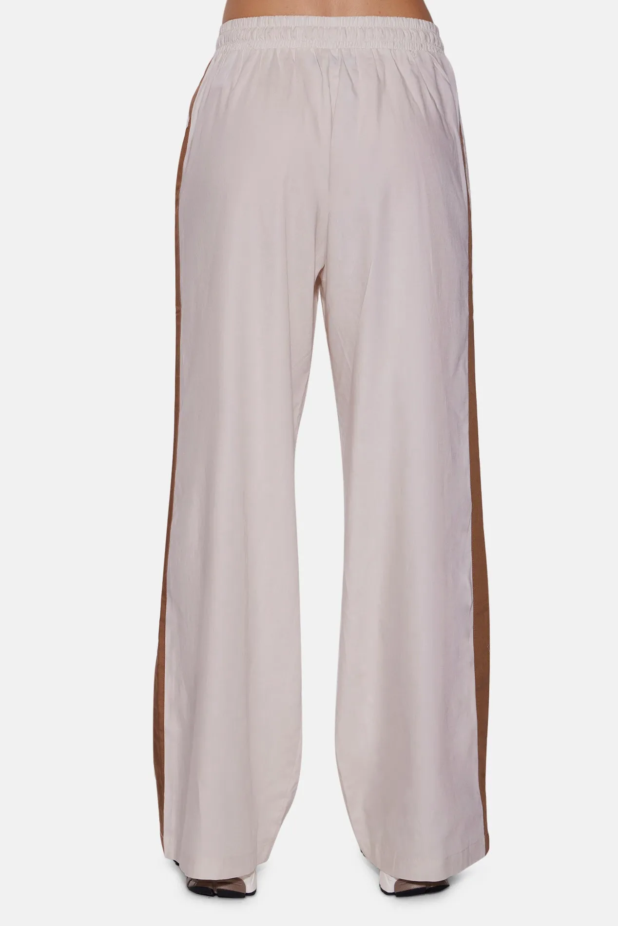 Georgica Beach Poplin Pant Beige w/Brown sold by Blue & Cream product image thumbnail 3