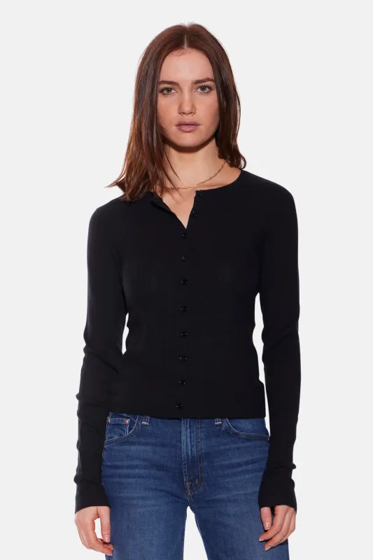 Sylvia Cardigan Black sold by Blue & Cream