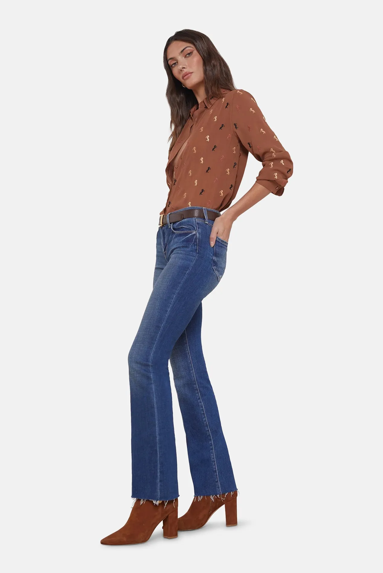 Sneeki Low-Rise Straight-Leg Jean Hasting sold by Blue & Cream product image thumbnail 4