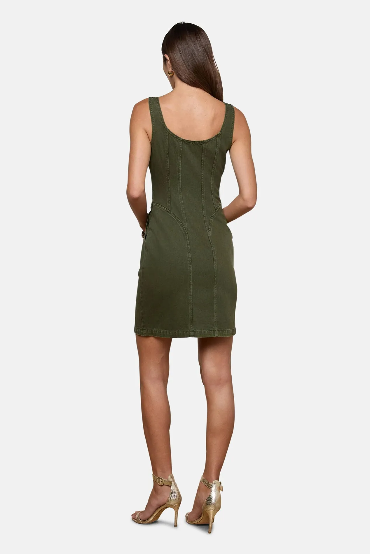 Jaxyn Denim Dress Picholine sold by Blue & Cream product image thumbnail 3