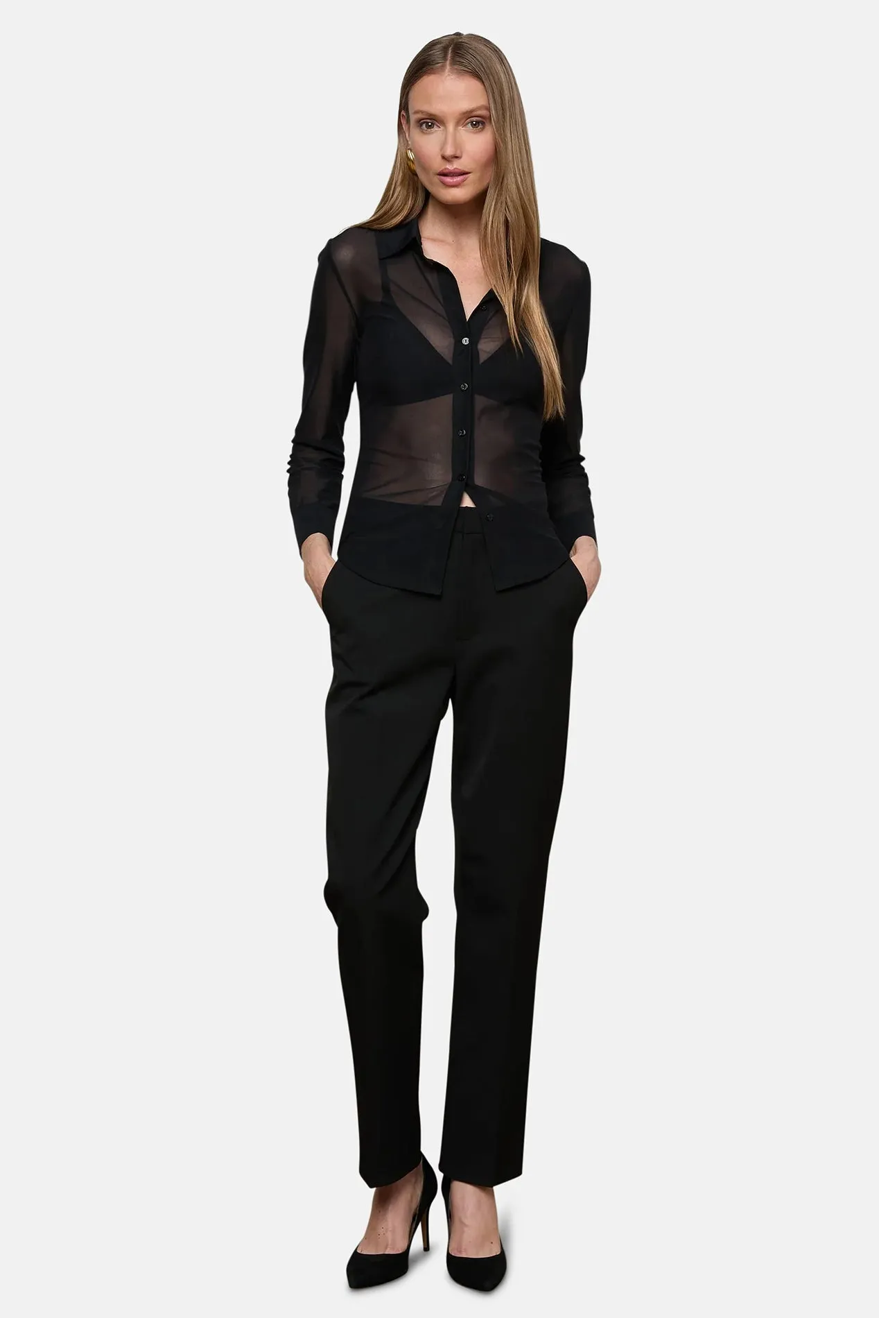 Indiana Mesh Blouse Black sold by Blue & Cream product image thumbnail 3