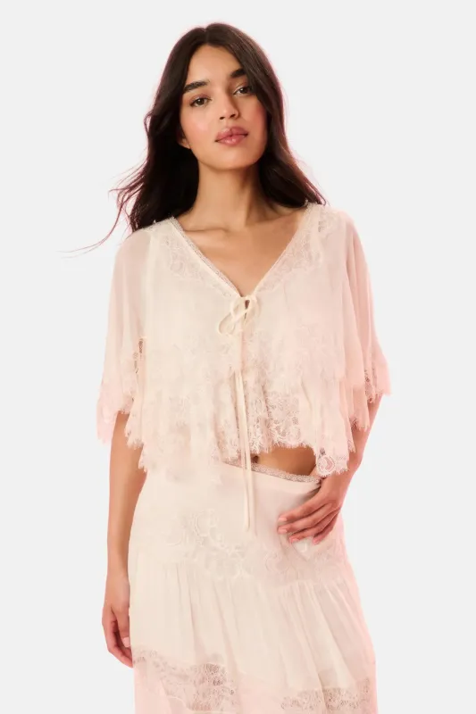 Thessia Top Ivory sold by Blue & Cream