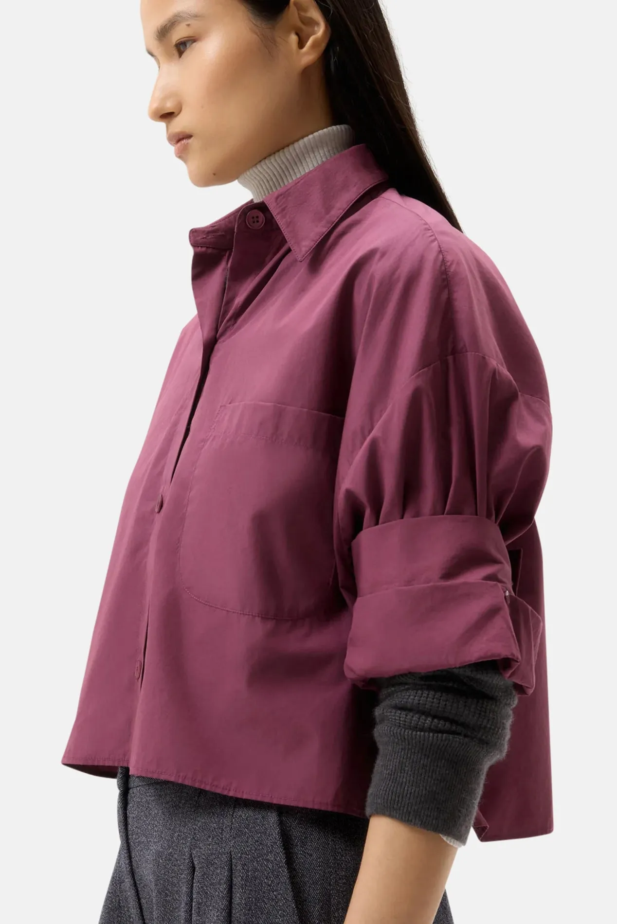 Next Ex Crop Shirt Crushed Violets sold by Blue & Cream product image thumbnail 2