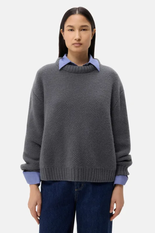 Waffle Thermal Flat Charcoal sold by Blue & Cream