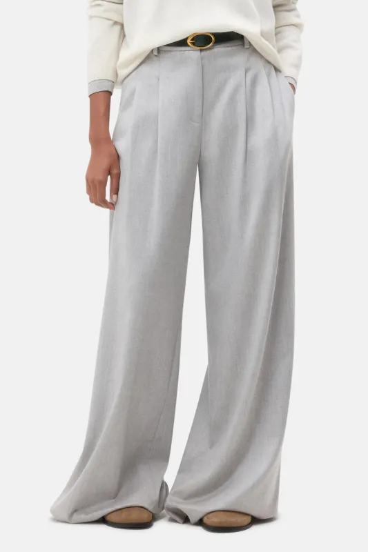 Avery Pant Light Heather Grey sold by Blue & Cream