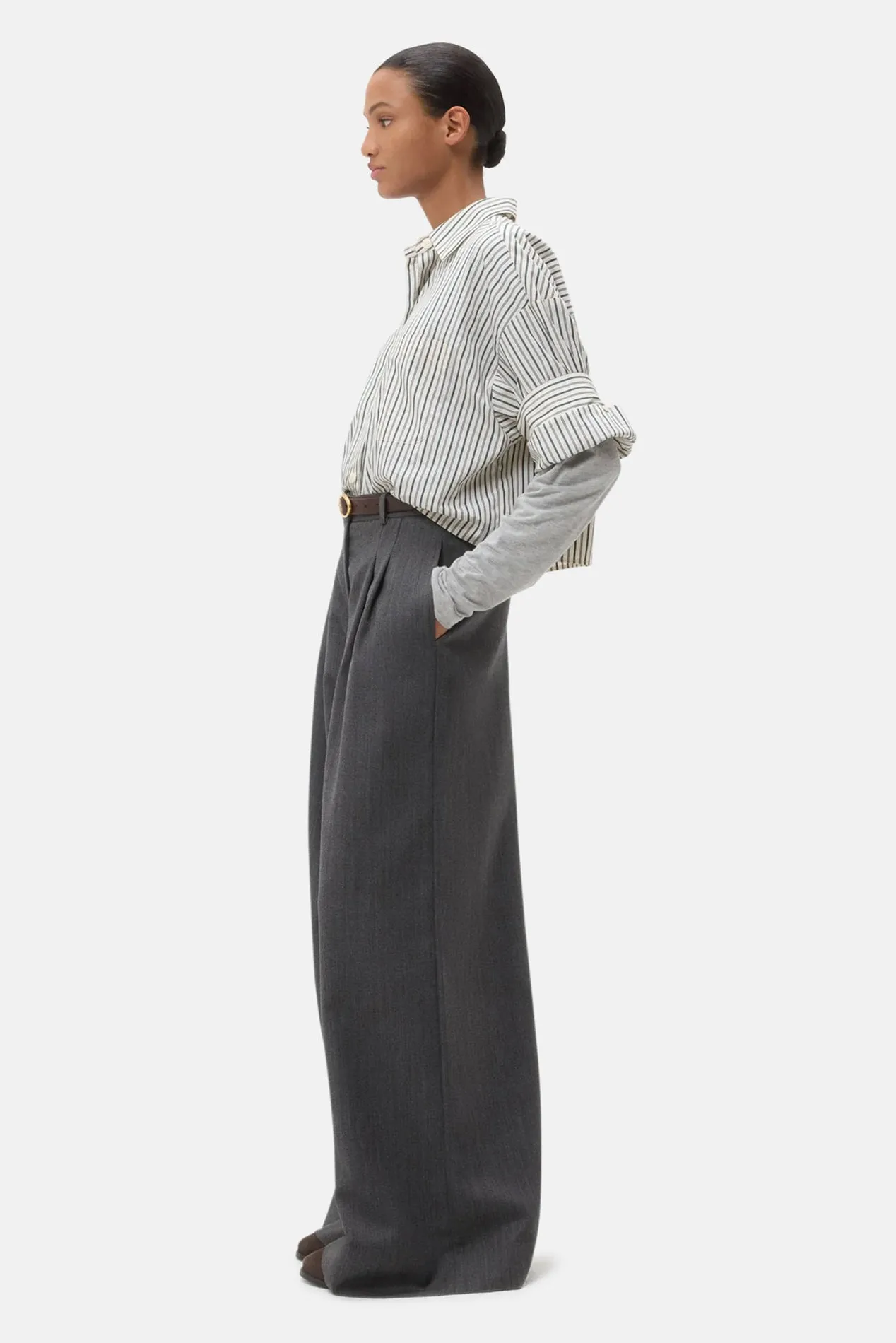 Avery Pant Medium Heather Grey sold by Blue & Cream product image thumbnail 3