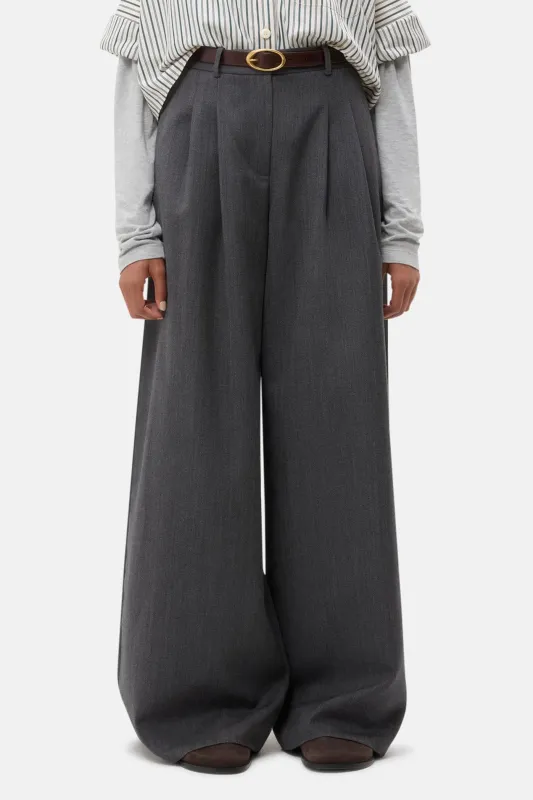 Avery Pant Medium Heather Grey sold by Blue & Cream