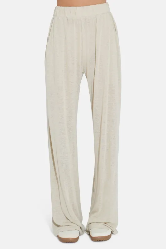Napeague Linen Beach Pant Beige sold by Blue & Cream