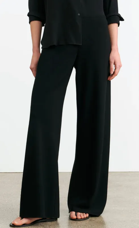Marlow Wide Leg Pant Black sold by Blue & Cream