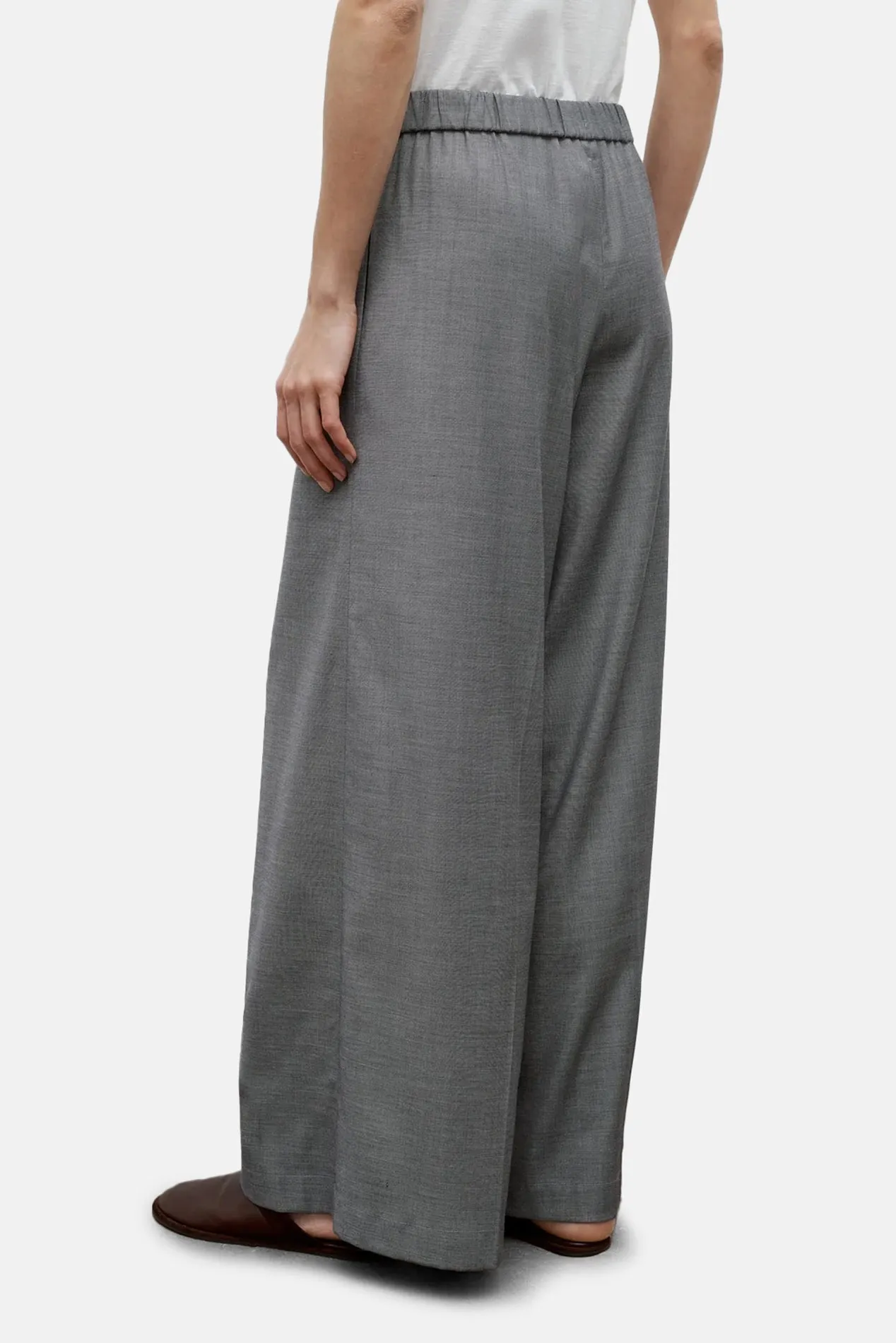 Eva Pant Wool/Viscose Medium Heather Grey sold by Blue & Cream product image thumbnail 2