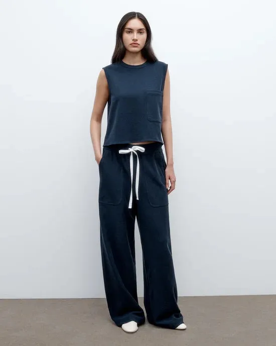 Main St. Pant In French Terry Midnight sold by Blue & Cream product image thumbnail 5