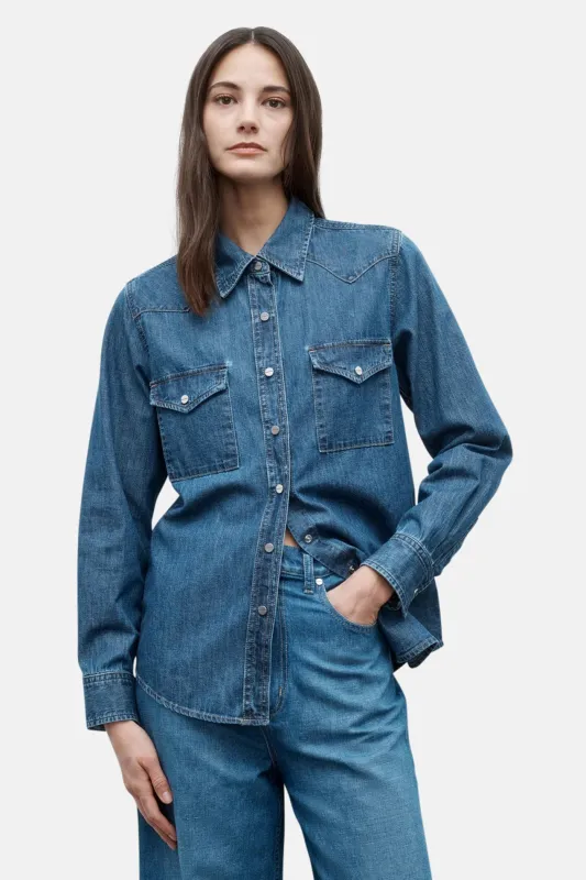 Cowboy Take Me Away Shirt in Paris sold by Blue & Cream